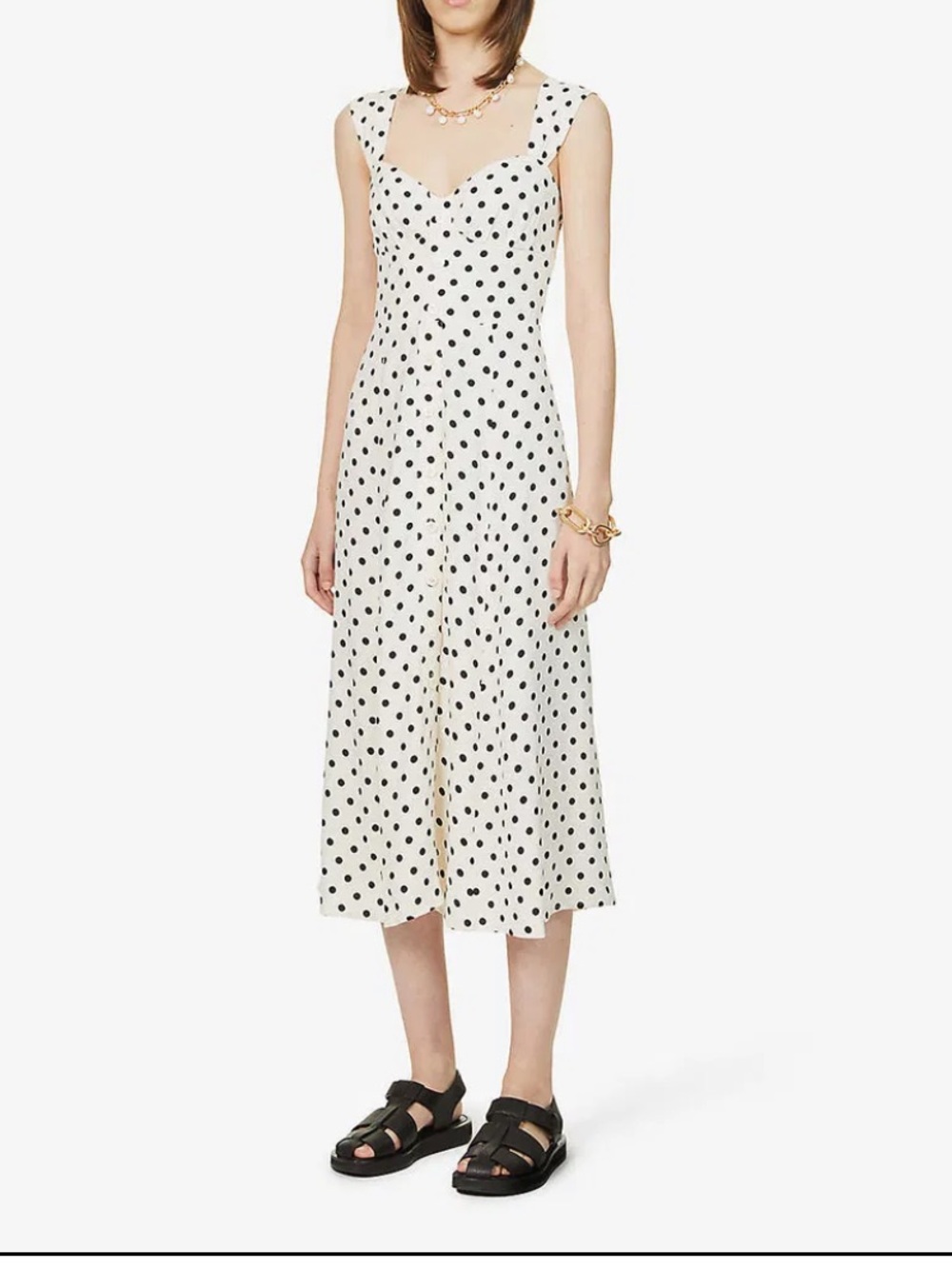 Reformation Reformation Tayler polka-dot midi dress - Picture 3 of 9